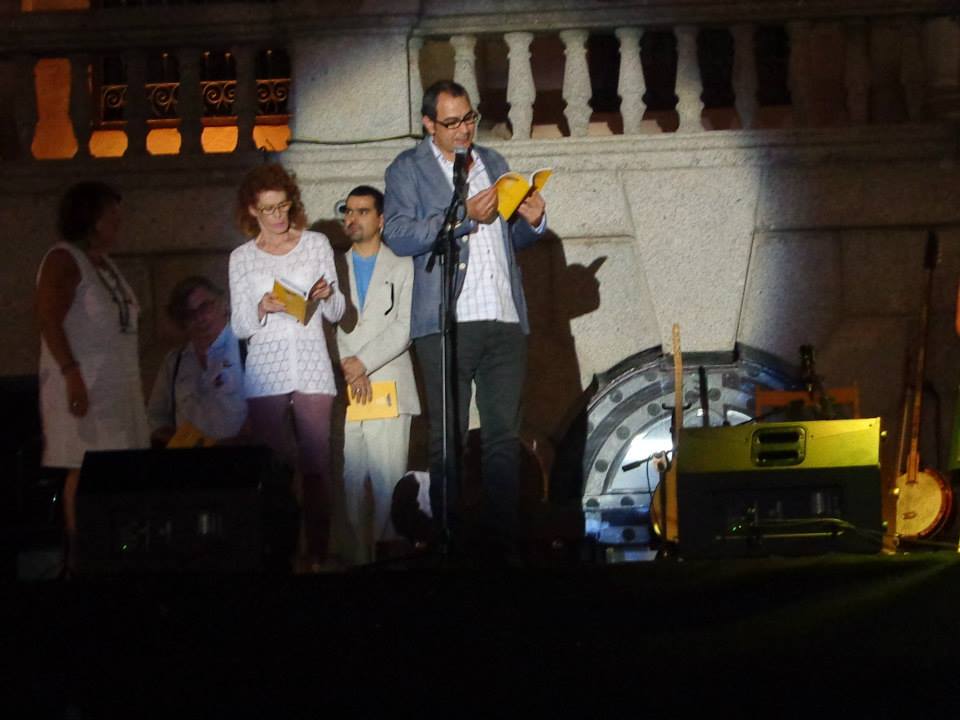 1 Ahmad Yamani leyendo en el acto inaugural del festival de Toledo