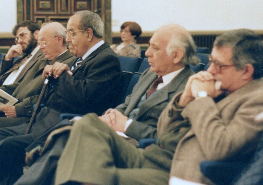 2 Alencart, Ortega, Baquero, Meneses y Serrano, en Salamanca (1993, foto de Jacqueline Alencar)