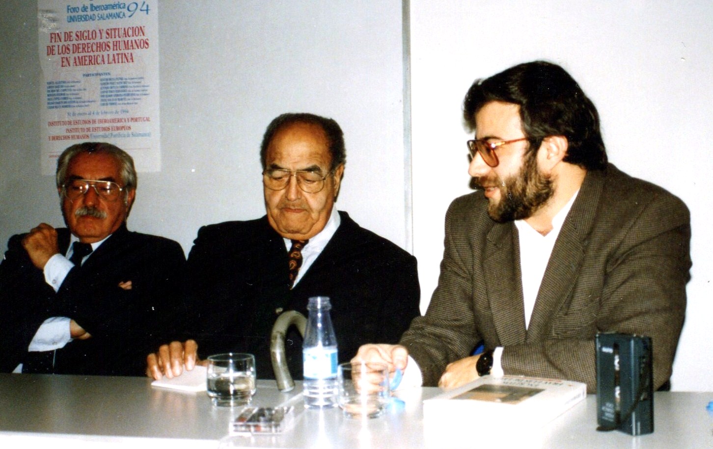 5 Carlos Thorne, Gastón Baquero y Alfredo Pérez Alencart (foto de Jacqueline Alencar, 1994)