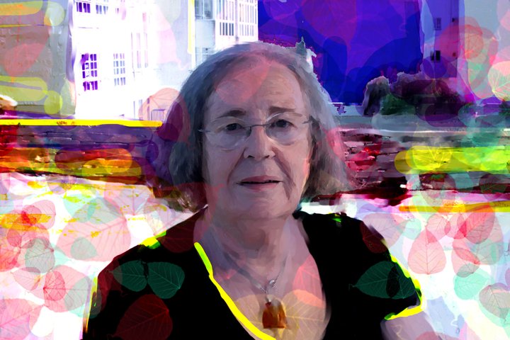 1 La poeta Helena Villar Janeiro (Fotopintura digital de Luz Darriba)