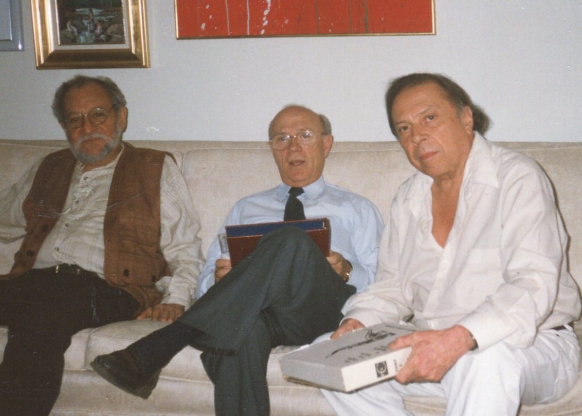 1 Carlos Contramaestre, Alfonso Ortega y Alfonso Montilla en Caracas (Foto de Alfredo Pérez Alencart, 1996)