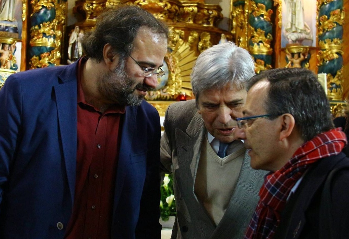 3 Alfredo Pérez Alencart, António Salvado y Miguel Elías, en Partida (foto de Milola Gouveia)