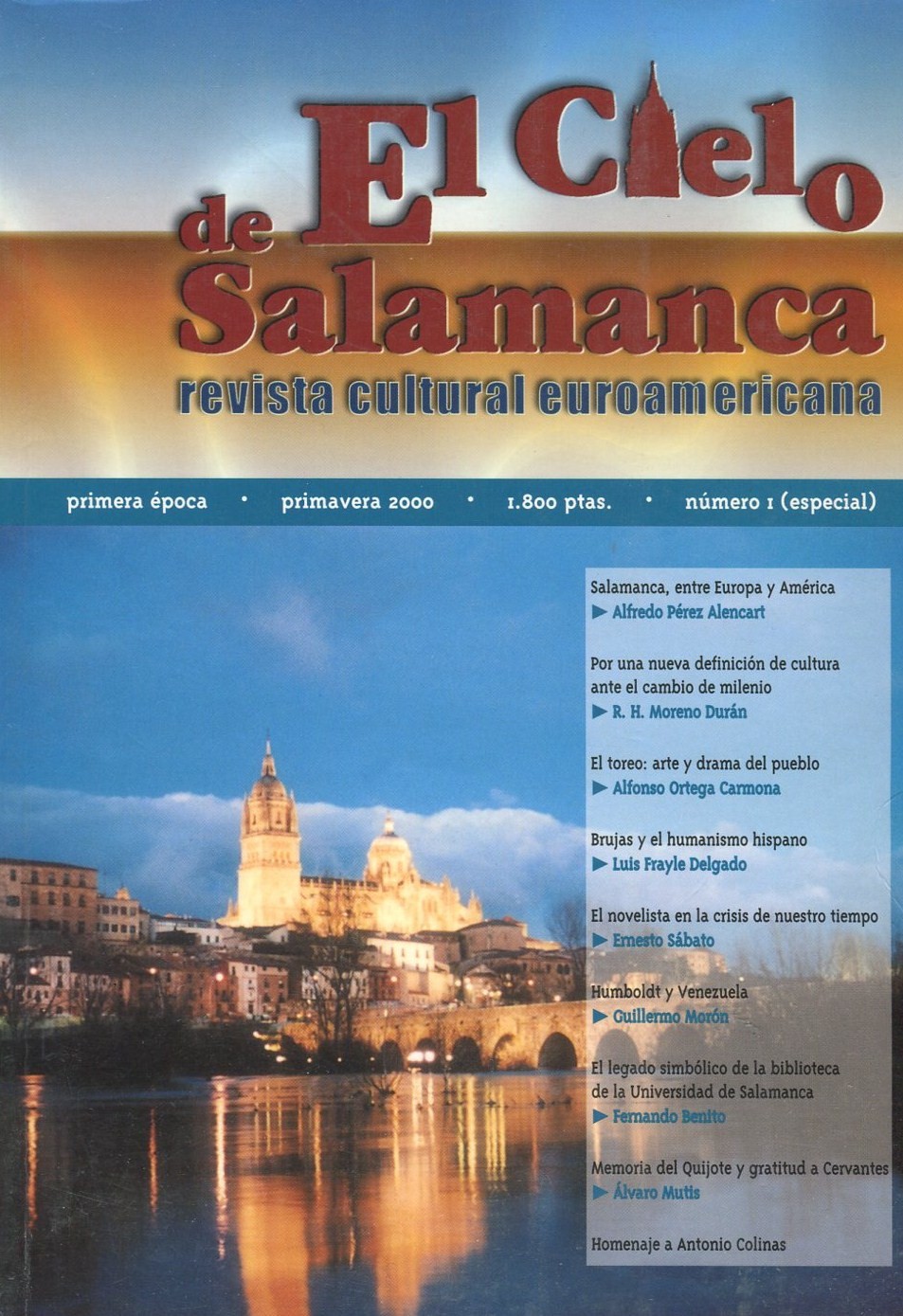 20 Primer número de El Cielo de Salamanca, primavera de 2000