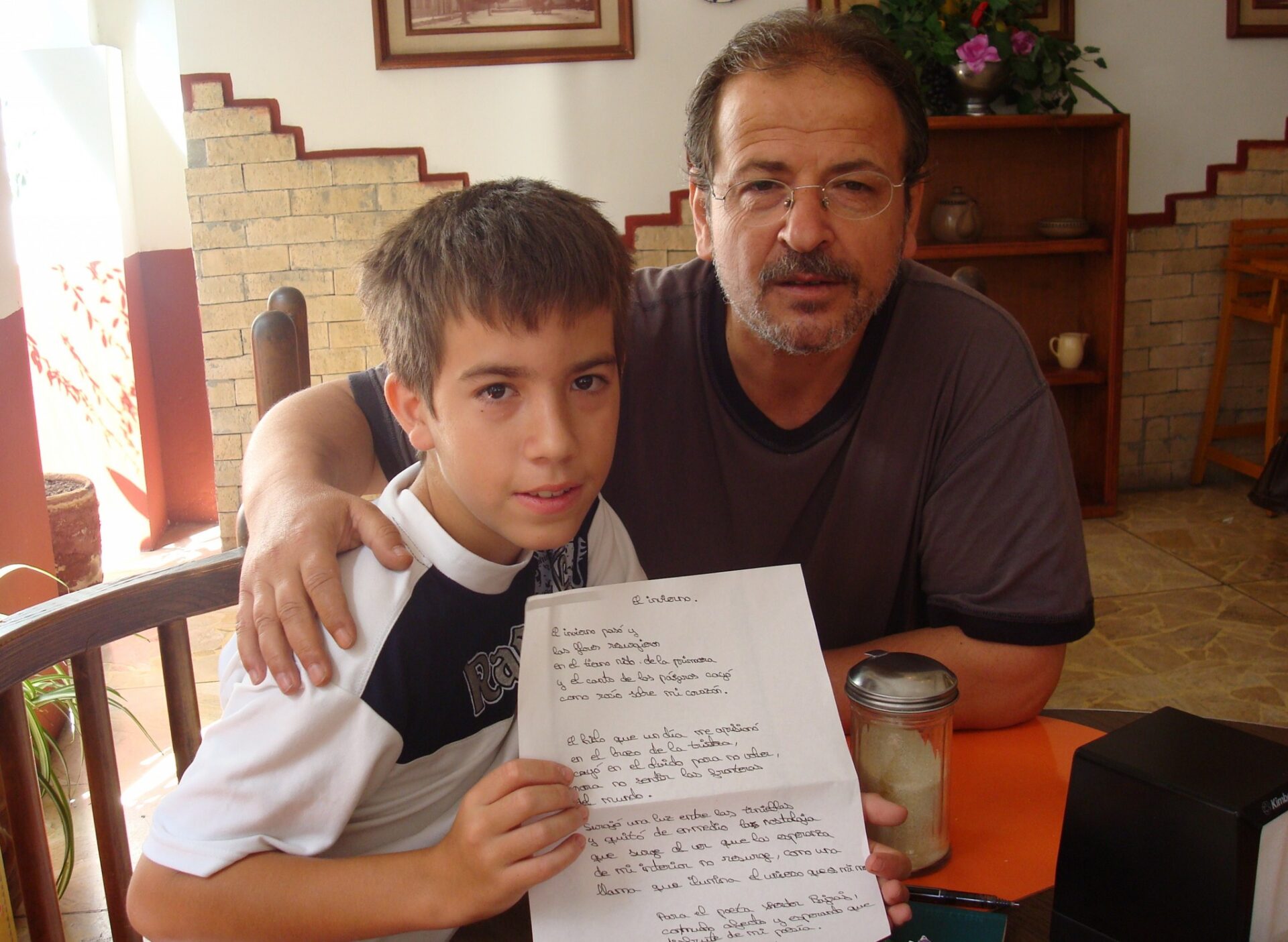 5 Bajraj con José A., en el Festival ABBapalabra, San Luis Potosí, 2007