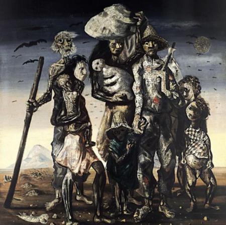 8 Refugiados, de Cândido Portinari (Brasil)