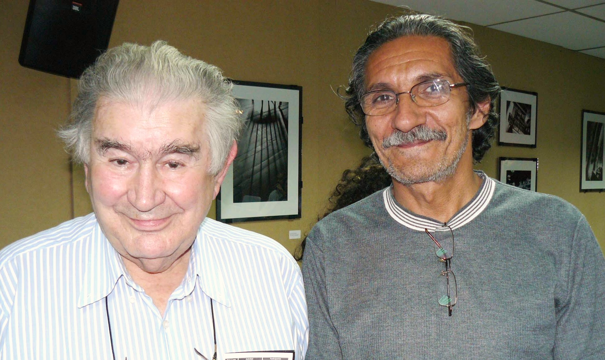 1 Antonio Gamoneda y Alberto Hernández (Foto de A. H. Cobo)