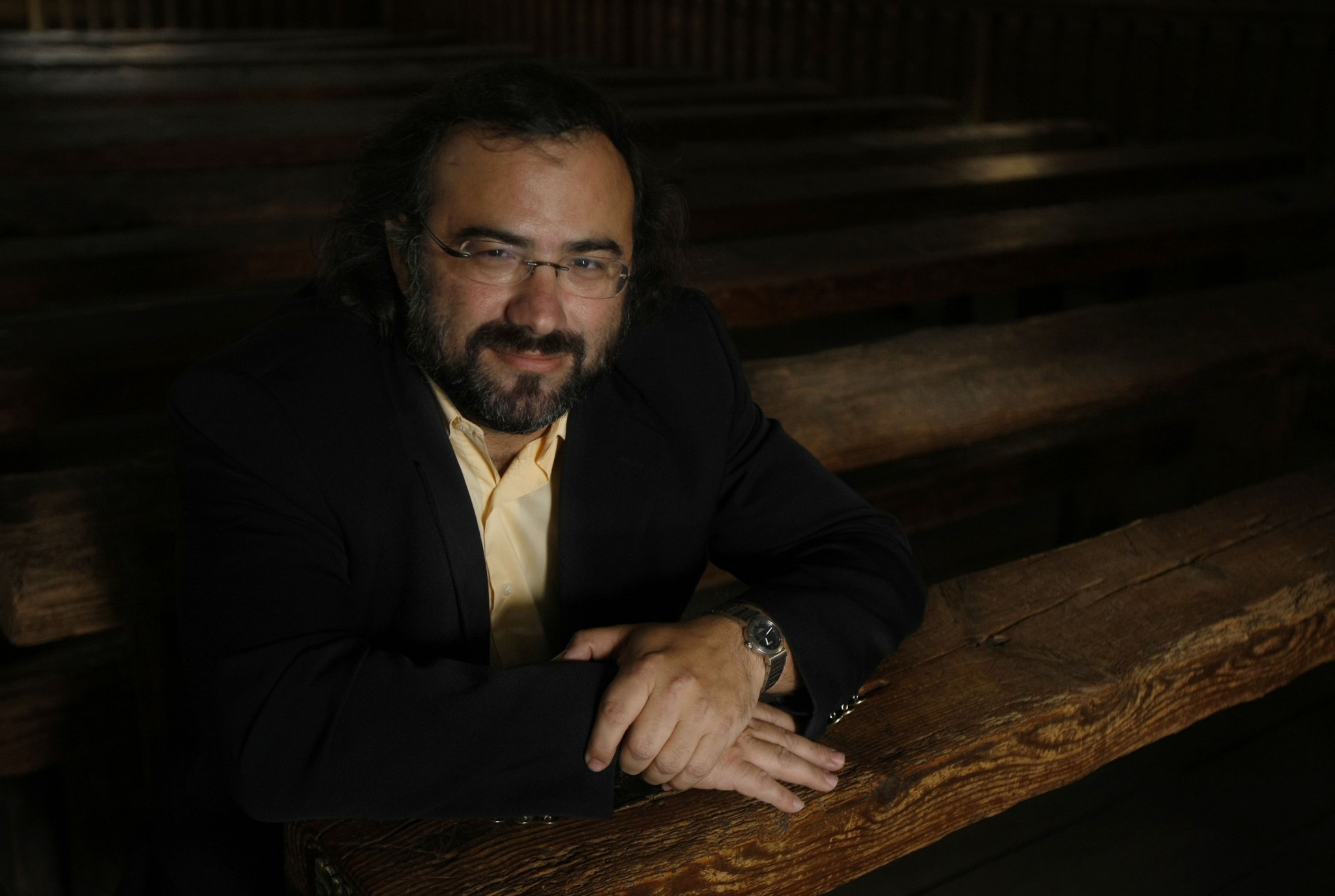 1 Alfredo Pérez Alencart en el Aula de Fray Luis de León (Enrique Carrascal, 2010)