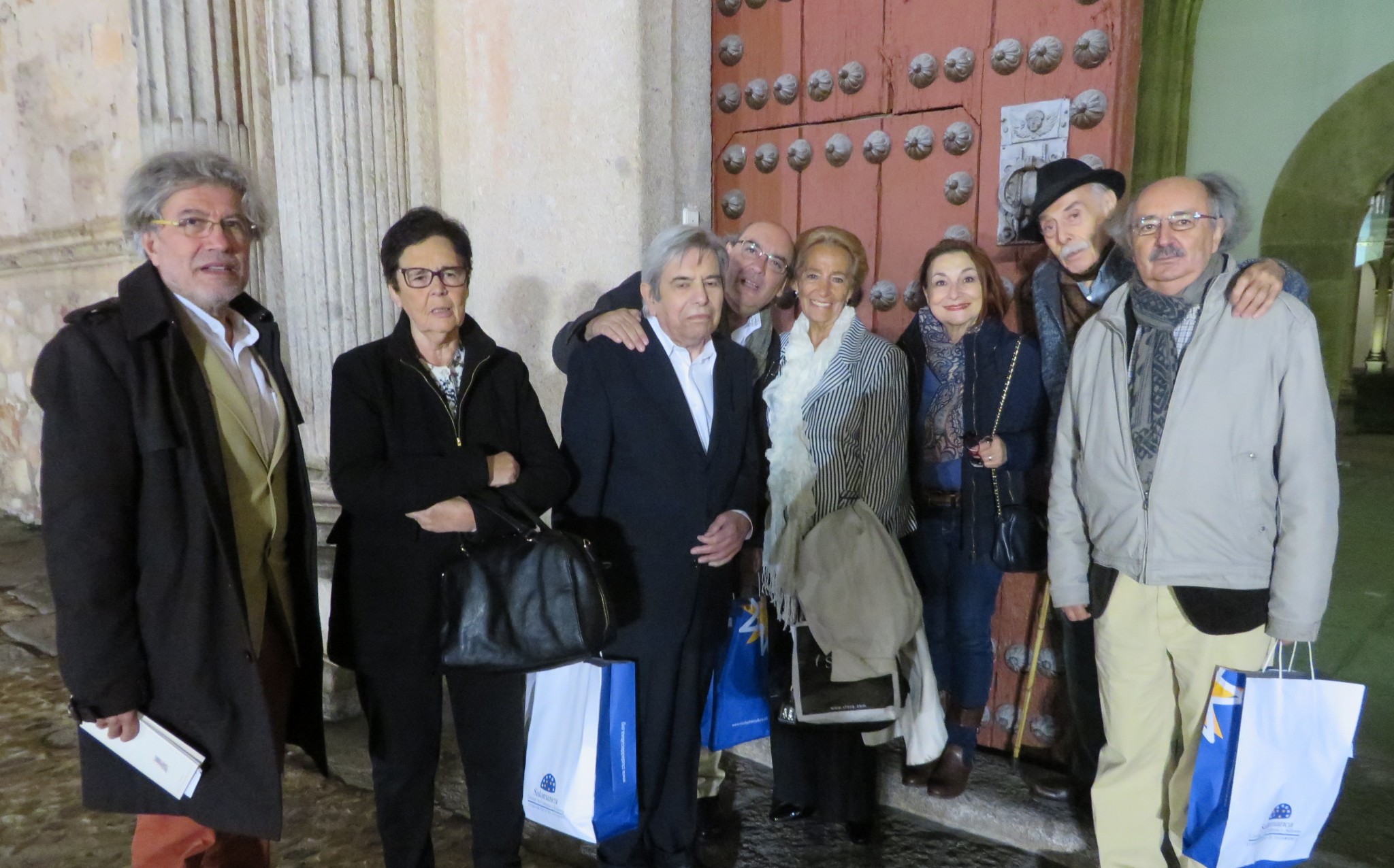 13 Carnicero, Chari Silva, Salvado, Muñoz Quirós, Fernández Labrador, María José, Tundidor y Colinas (XVIII Encuentro. Foto J. Alencar)