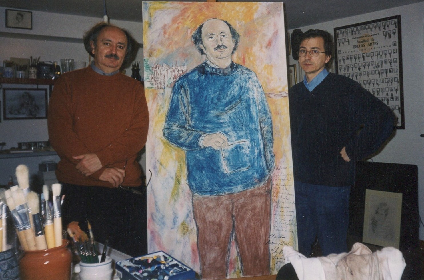 4 Colinas en el estudios del pintor Miguel Elías (J. Alencar)