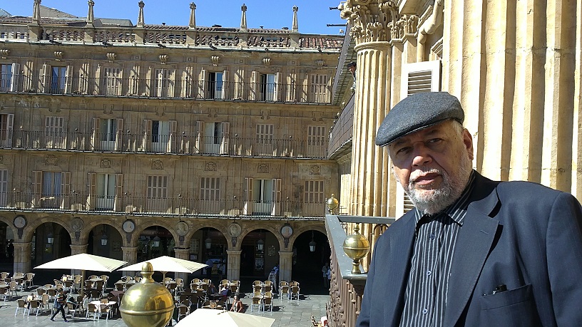 2 José Pulido en el balcón del ayuntamiento de Salamanca