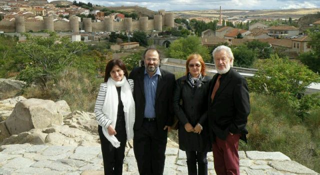 4 Bilosnic en Ávila, acompañado por A. P. Alencart, Zeljka Lovrencic y Jacqueline Alencar