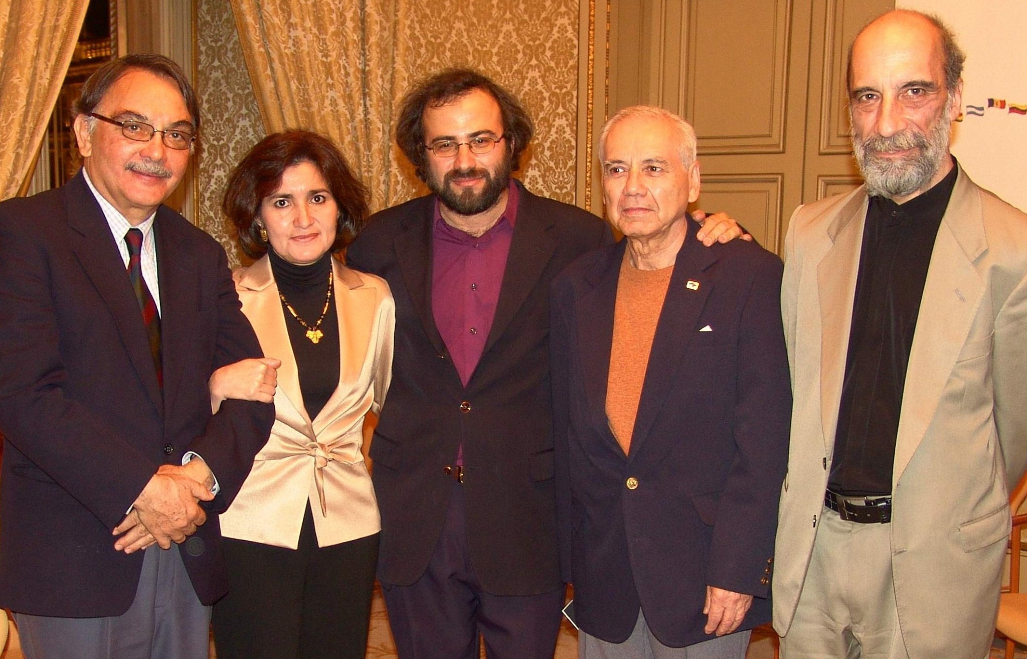 10 Eugenio Montejo, Jacqueline Alencar, Alfredo Pérez Alencart, Pompeyo del Valle y Raúl Zurita (Salamanca, 2005)