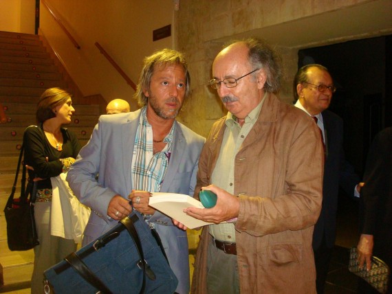 3 Jesús Losada y Antonio Colinas (XIV Encuentro, foto de Jacqueline Alencar)