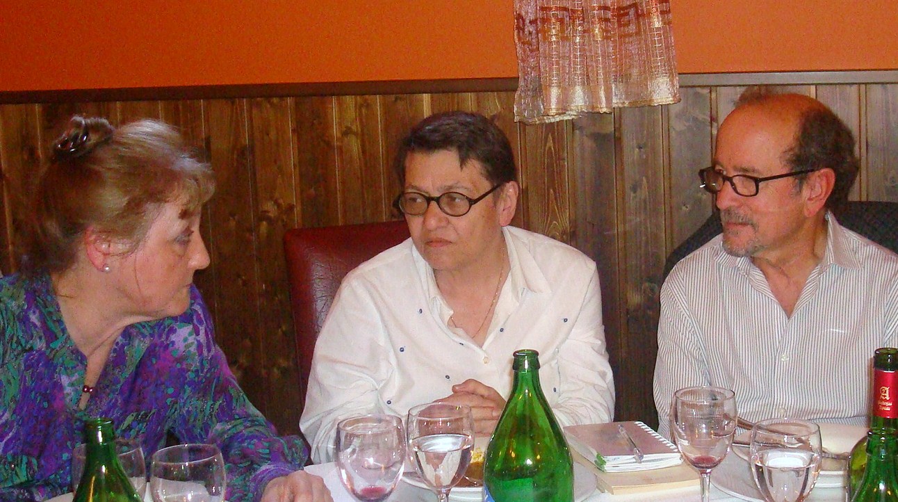 6 Carmen Ruiz Barrionuevo, Lilliam Moro y Emilio Mozo en el Colegio Fonseca (Foto de jacqueline Alencar)