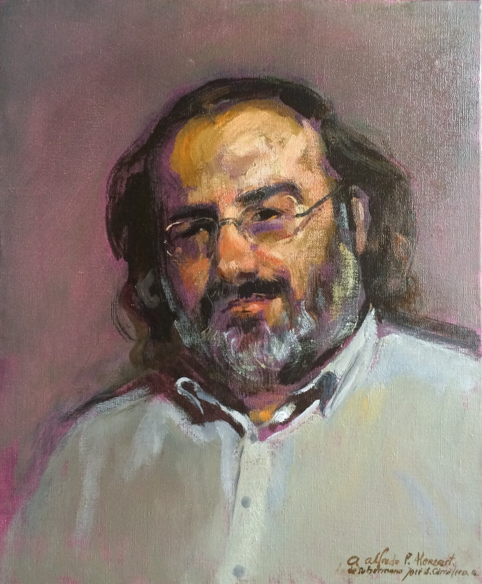 1 Retrato de Alfredo Pérez Alencart, de José Carralero (2016)