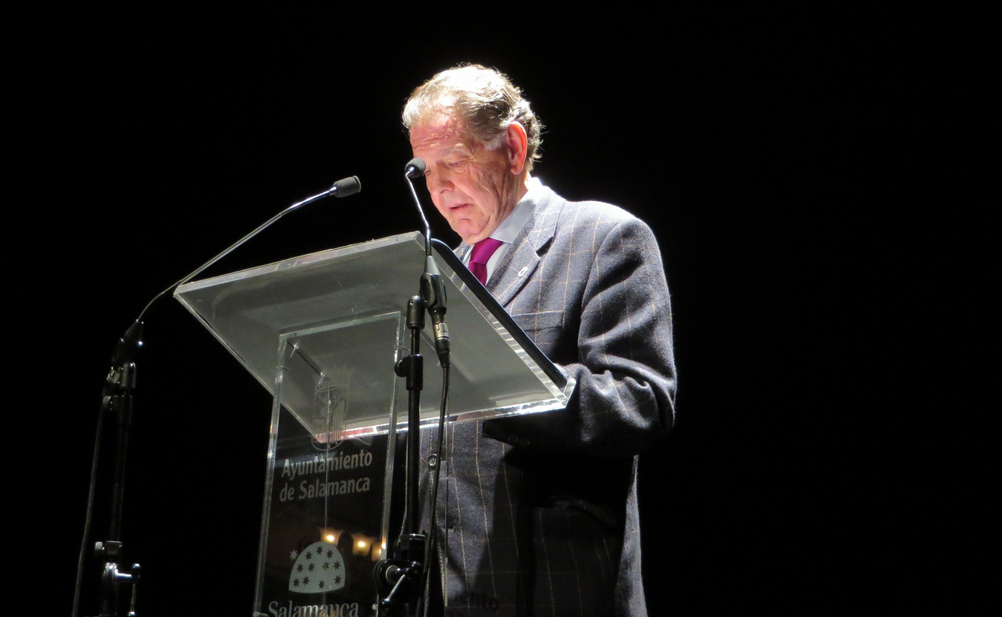 5 Otra imagen de Ángel María de Pablos, durante el XIX Encuentro de Poetas Iberoamericanos(Foto de Jacqueline Alencar)