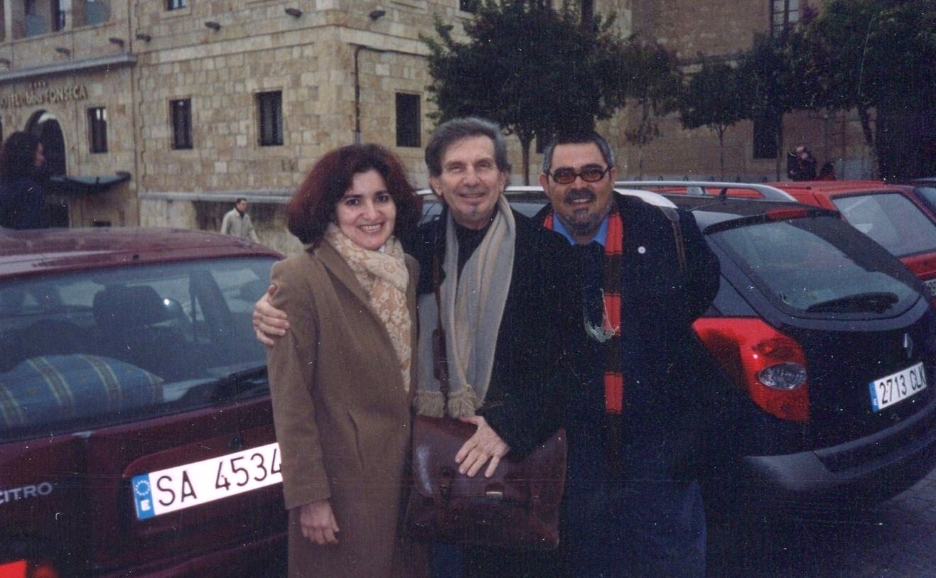 9 Jacqueline Alencar, Luis Alberto Crespo y Leonardo Ruiz (Salamanca, 2003, foto de José da Costa)