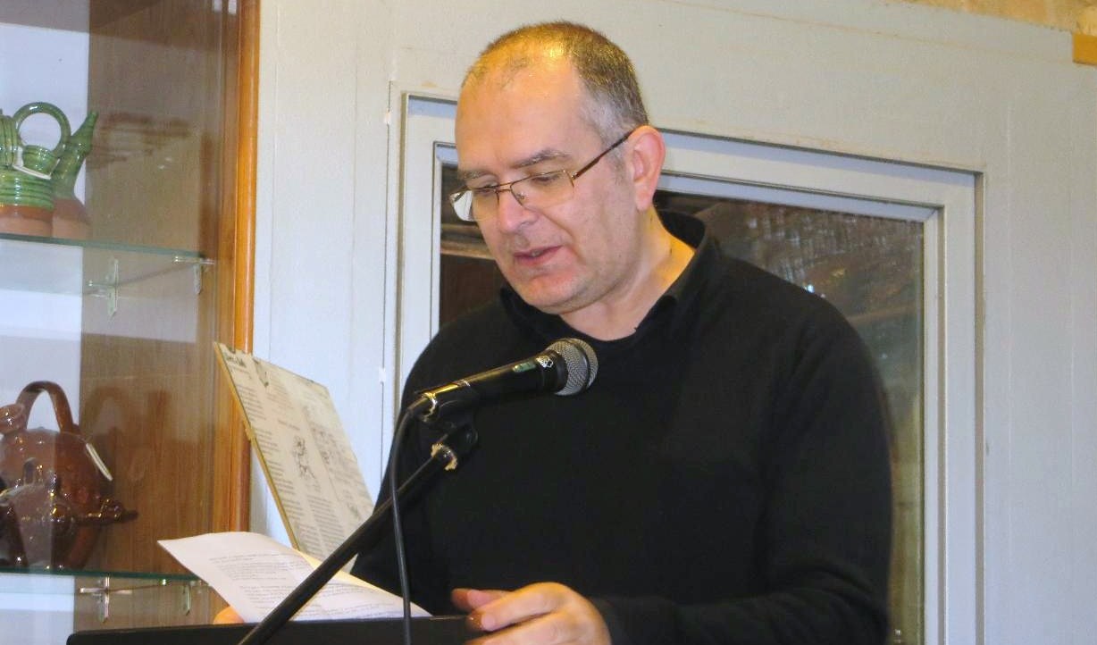 11 Juan Carlos Martín, durante su conferencia en el Encuentro Los poetas y Dios