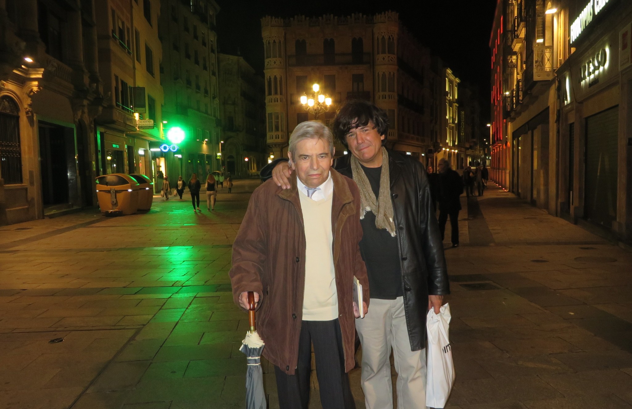 3 Antonio y Pedro Salvado, en Salamanca (fotografía de Jacqueline Alencar)