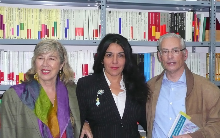 4 María Antonia García de León, Alicia Arés y Salvador Gómez de Simón