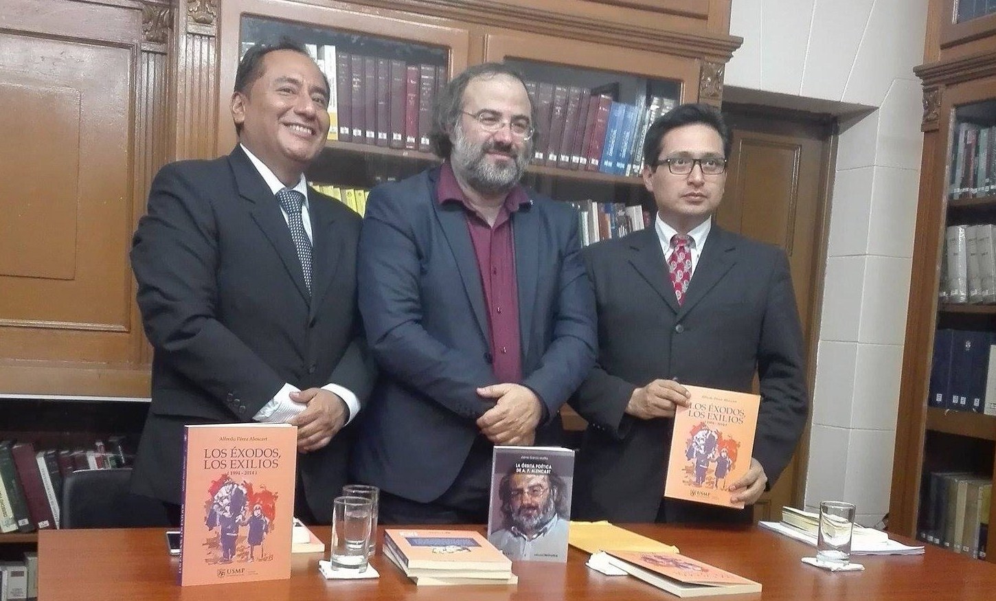 1 Héctor Ñaupari, Alfredo Pérez Alencart y Harold Alva (Foto de laudia Tejada Mc Callum)