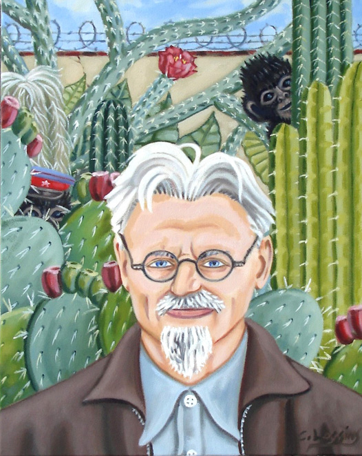 3 Retrato de Trotsky, de Frida Khalo