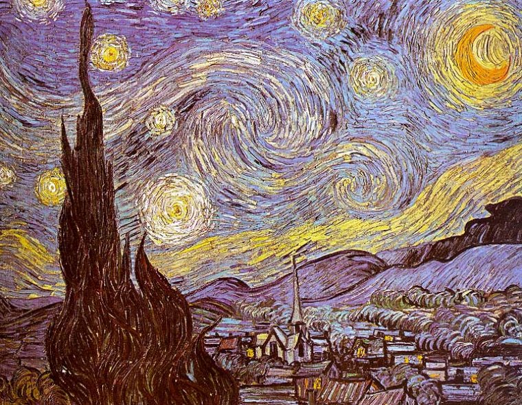 4 Van Gogh, La Noche Estrellada