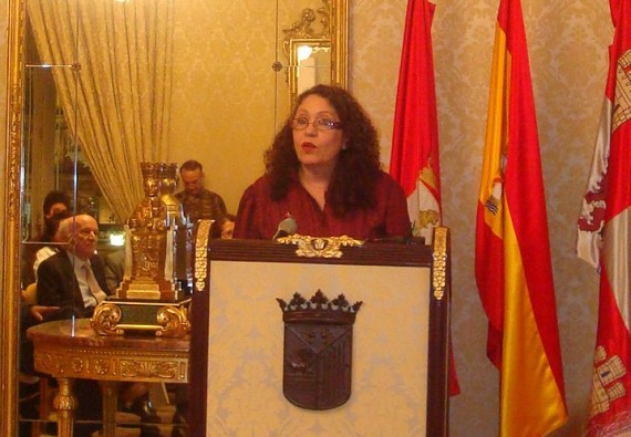 5 Edda Armas en el Ayuntamiento de Salamanca (2008, foto de Jacqueline Alencar)