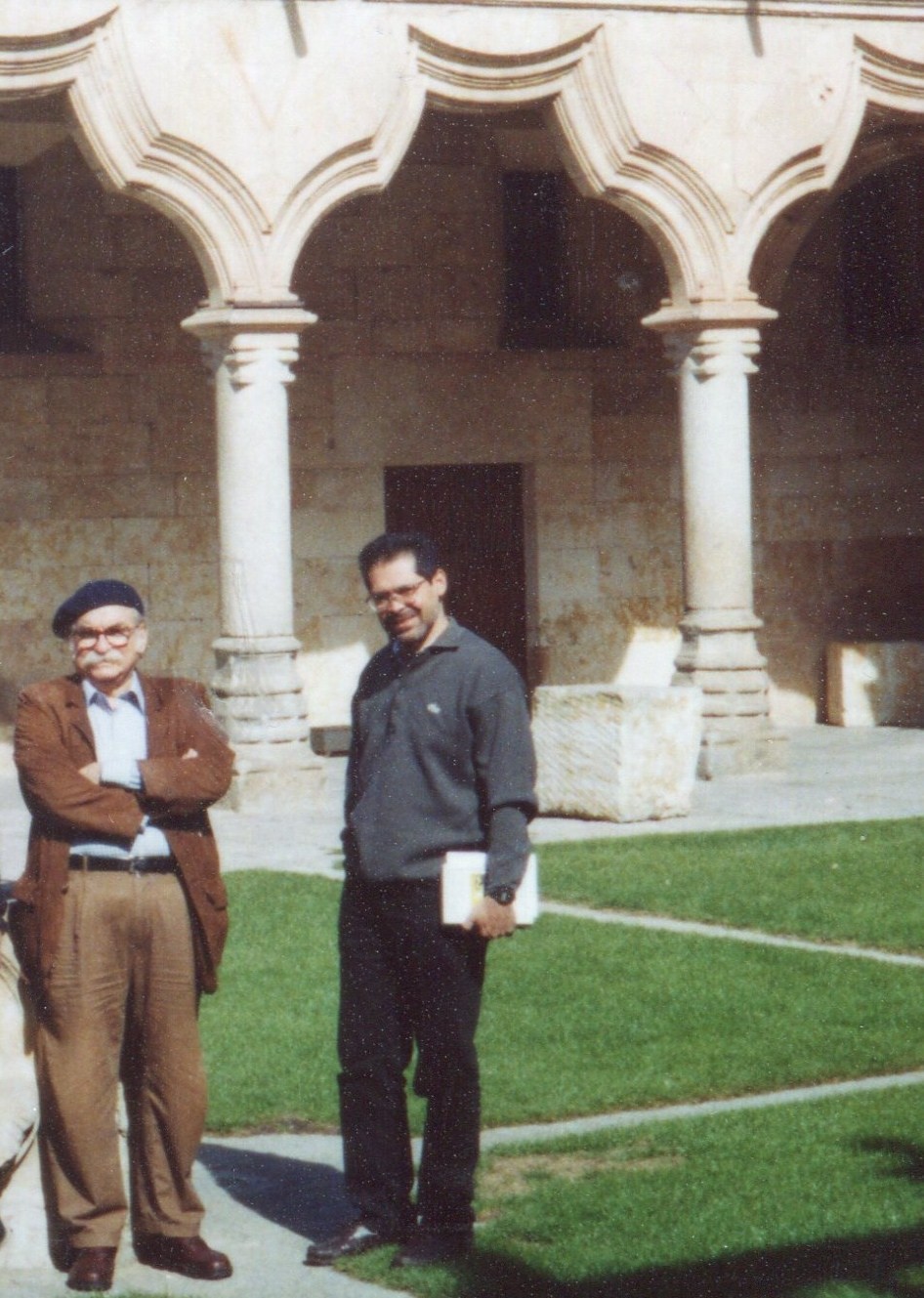 6 Manuel Caballero y Lázaro Álvarez en Salamanca (foto de Jacqueline Alencar)