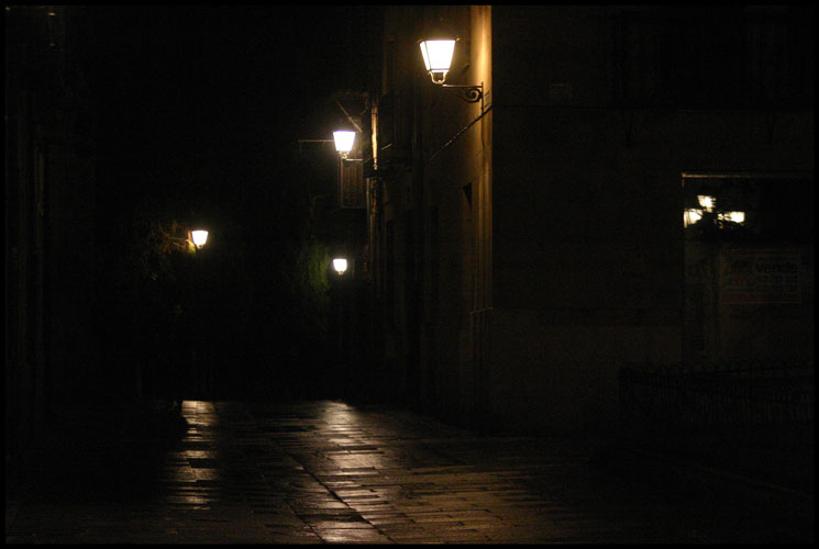 7 Salamanca de noche. fotografía de José Amador Martín