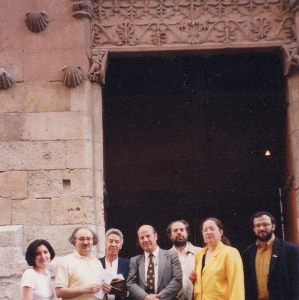 11 Jacqueline Alencar, Antonio Colinas, Igor Colina, Sambra y su esposa, Felipe Lázaro y A. P. Alencart