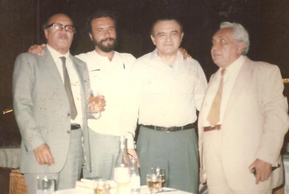 4 Alí Lameda, Gabriel Jiménez Emán, Alirio Díaz y Elisio Jiménez Sierra (Atenas, Grecia, 1985)