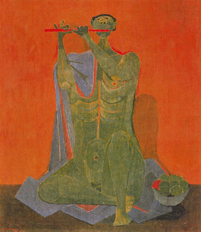 8 El flautista, de Rufino Tamayo