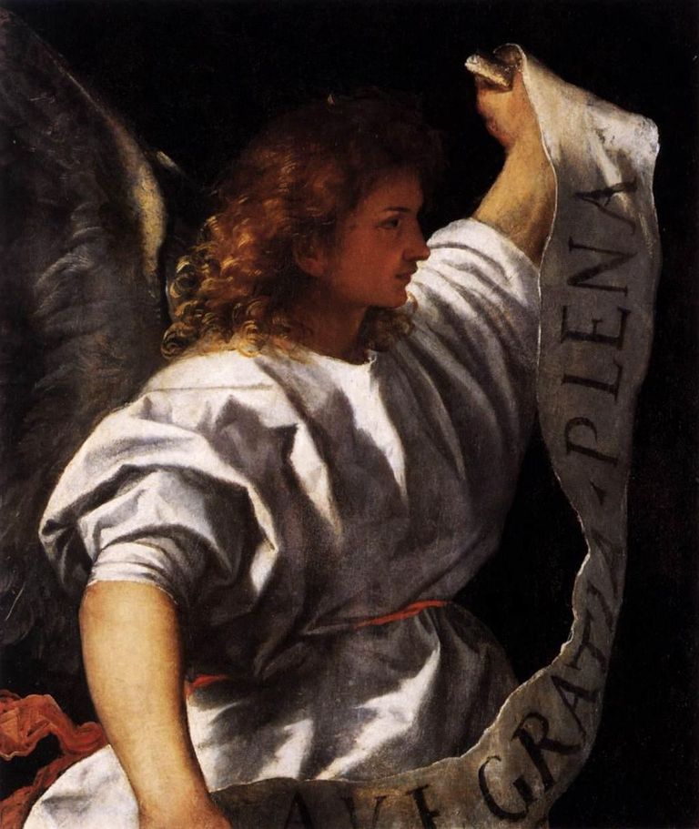 2 Arcángel Gabriel, de Tiziano