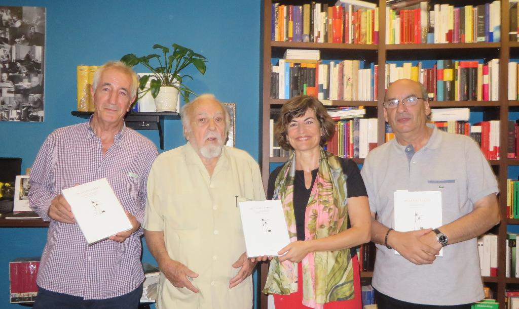 2 Salvador Retana, Antonio Oteyza, J. M. Muñoz Quirós y María Ángeles Pérez López (foto de Jacqueline Alencar)