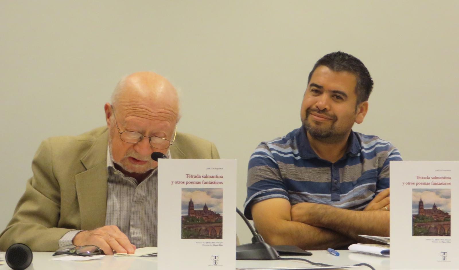 2 José Luis Najenson y Marcelo Gatica, durante la presentación en la Universidad de Salamanca