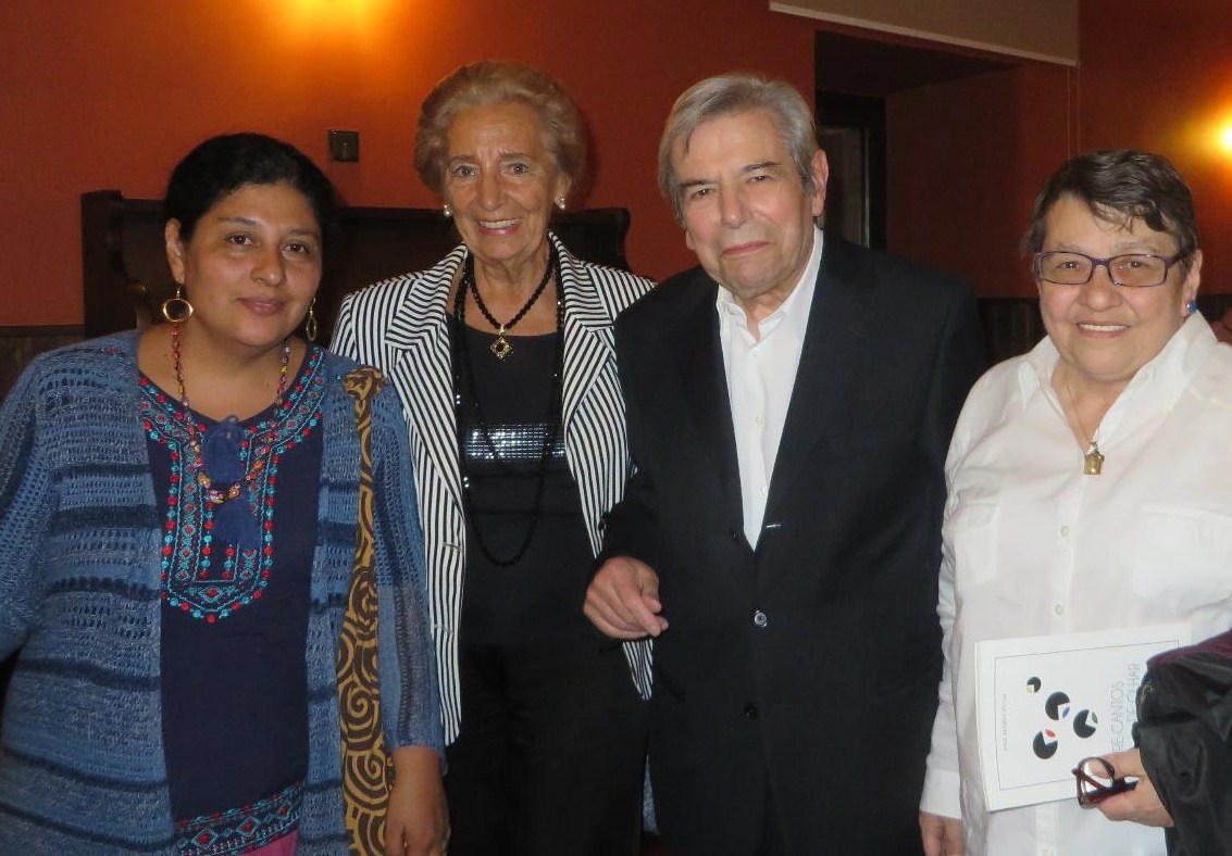 4 Paura Rodríguez Leytón, Pilar Fernández Labrador, António Salvado y Lilliam Moro