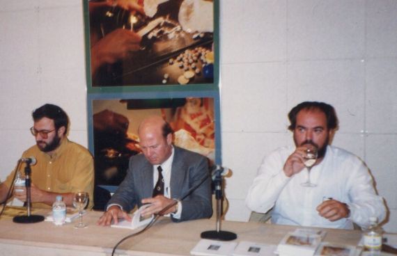 4 Alencart, Sambra y Felipe Lázaro, en la Casa de las Conchas (Salamanca, foto de jacqueline Alencar)