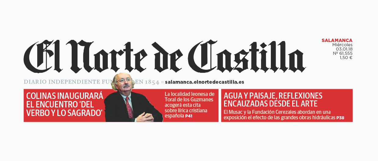 16 Los poetas y Dios 2018 (El Norte de Castilla) Portada