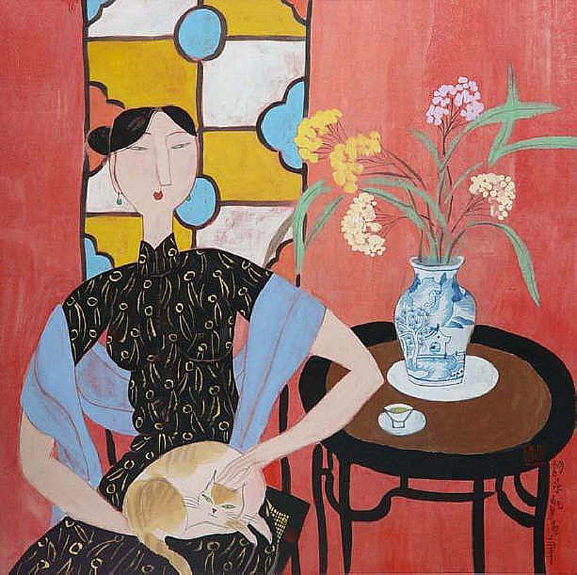 9 Pintura de Hu Yongkai