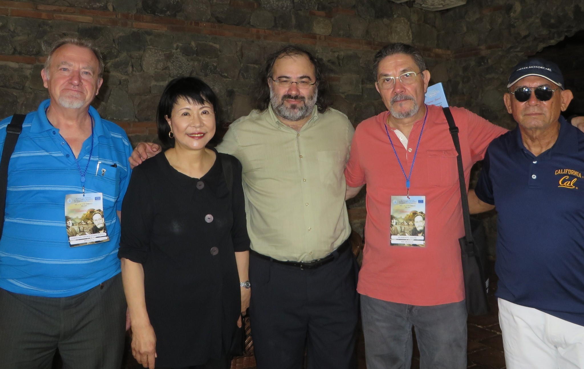 5 Germain Droogenbroodt, Satoko Tamura, A. P. Alencart, Humberto Avilés y Álvaro Rivas (foto de Jacqueline Alencar)